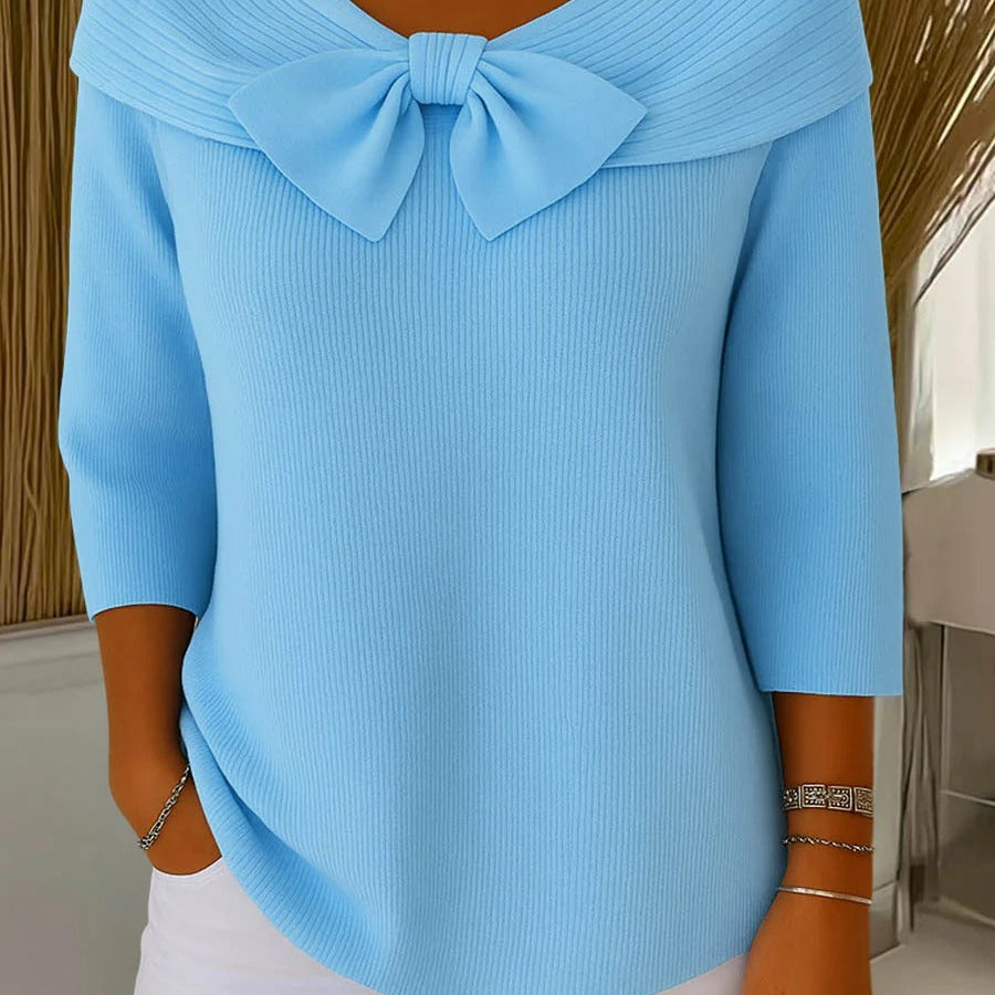 FIORELLA™|MAGLIONE CON FIOCCO