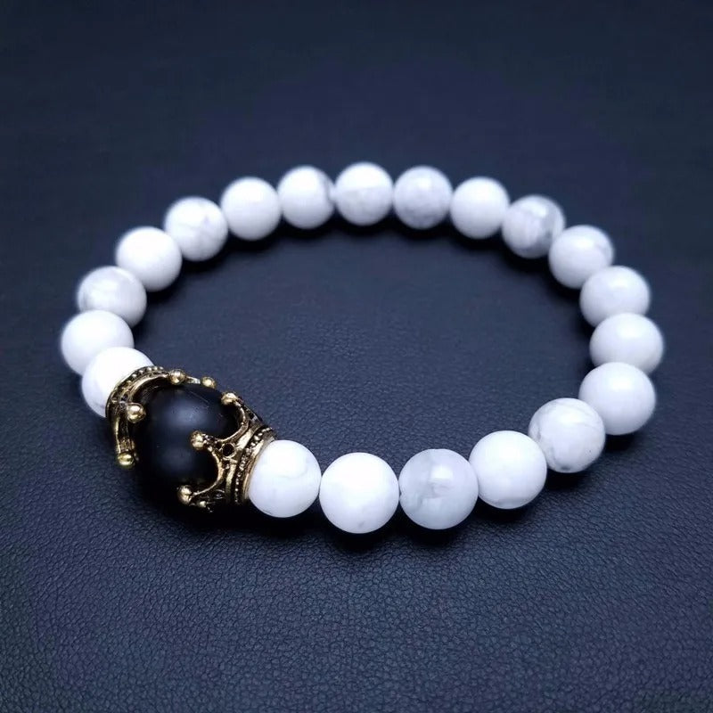 Rayan | Tiger Eye & Onyx Beaded Bracelet