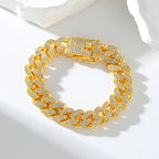 Sofia | Gold Cuban Chain Bracelet