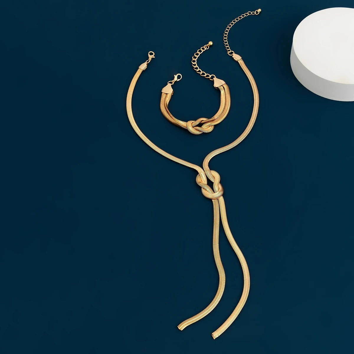 Mira | Snake Chain Choker & Bracelet Set