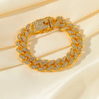 Sofia | Gold Cuban Chain Bracelet