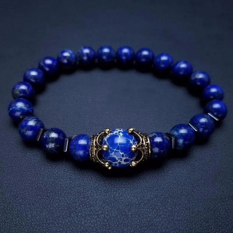 Rayan | Tiger Eye & Onyx Beaded Bracelet